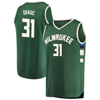 Youth Goran Dragic Milwaukee Bucks Green Fast Break Jersey - Icon Edition
