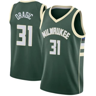 Youth Goran Dragic Milwaukee Bucks Green Swingman Jersey - Icon Edition