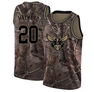 Youth Gordon Hayward Charlotte Hornets Camo Swingman Realtree Collection Jersey