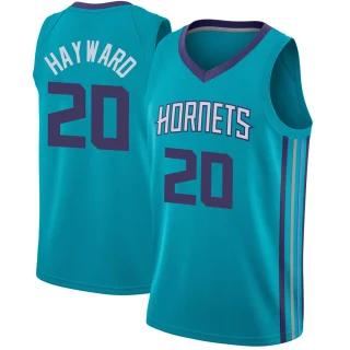 Youth Gordon Hayward Charlotte Hornets Teal Swingman Jordan Brand Jersey - Icon Edition