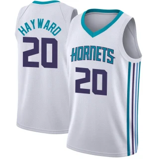Youth Gordon Hayward Charlotte Hornets White Swingman Jordan Brand Jersey - Association Edition