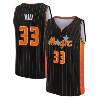 Youth Grant Hill Orlando Magic Anthracite Fast Break 2021/22 Replica City Edition Jersey