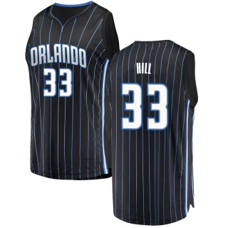 Youth Grant Hill Orlando Magic Black Fast Break Jersey - Statement Edition