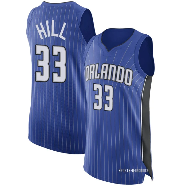 Youth Grant Hill Orlando Magic Royal Authentic Jersey - Icon Edition
