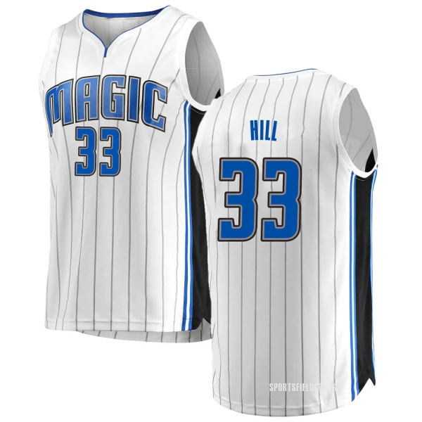 Youth Grant Hill Orlando Magic White Fast Break Jersey - Association Edition