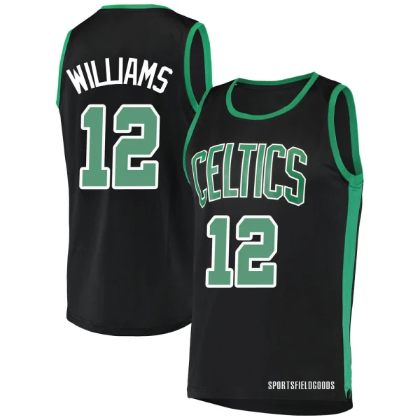 Youth Grant Williams Boston Celtics Black Fast Break Jersey - Statement Edition