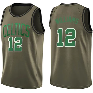 Youth Grant Williams Boston Celtics Green Swingman Salute to Service Jersey