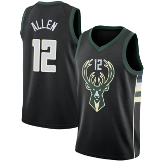 Youth Grayson Allen Milwaukee Bucks Black Swingman Jersey - Statement Edition