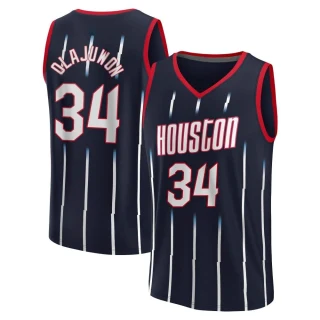 Youth Hakeem Olajuwon Houston Rockets Navy Fast Break 2022/23 City Edition Jersey