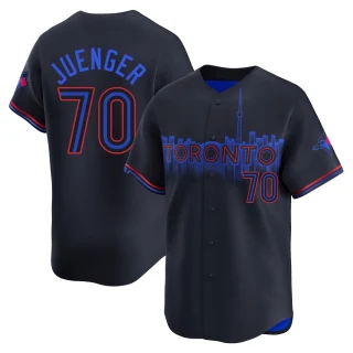 Youth Hayden Juenger Toronto Blue Jays Black Limited 2024 City Connect Jersey
