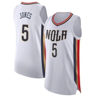 Youth Herbert Jones New Orleans Pelicans White Authentic 2021/22 City Edition Jersey