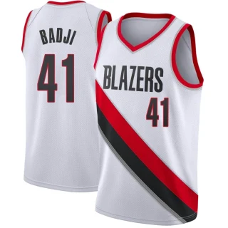 Youth Ibou Badji Portland Trail Blazers White Swingman Jersey - Association Edition