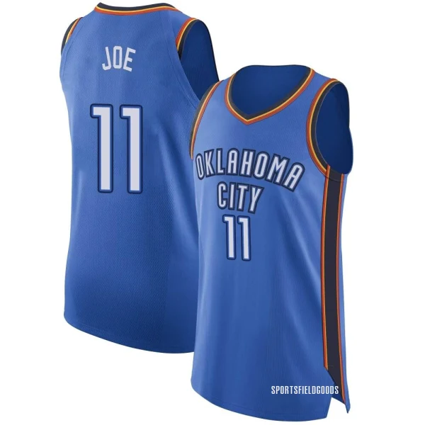 Youth Isaiah Joe Oklahoma City Thunder Blue Authentic Jersey - Icon Edition