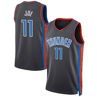 Youth Isaiah Joe Oklahoma City Thunder Gray Swingman 2022/23 City Edition Jersey