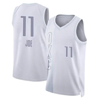 Youth Isaiah Joe Oklahoma City Thunder White Swingman 2021/22 City Edition Jersey
