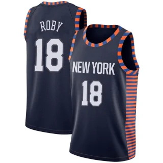 Youth Isaiah Roby New York Knicks Navy Swingman 2018/19 Jersey - City Edition