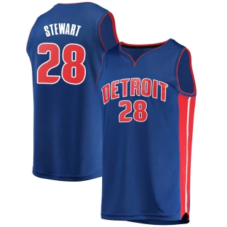 Youth Isaiah Stewart Detroit Pistons Blue Fast Break Jersey - Icon Edition