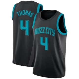Youth Isaiah Thomas Charlotte Hornets Black Swingman Jordan Brand 2018/19 Jersey - City Edition
