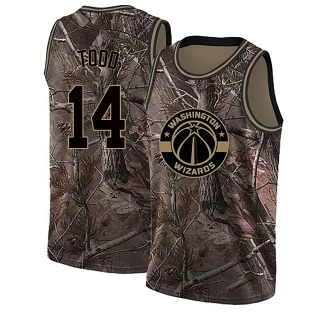 Youth Isaiah Todd Washington Wizards Camo Swingman Realtree Collection Jersey