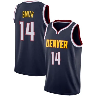 Youth Ish Smith Denver Nuggets Navy Swingman Jersey - Icon Edition