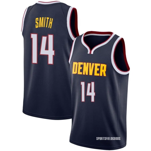 Youth Ish Smith Denver Nuggets Navy Swingman Jersey - Icon Edition