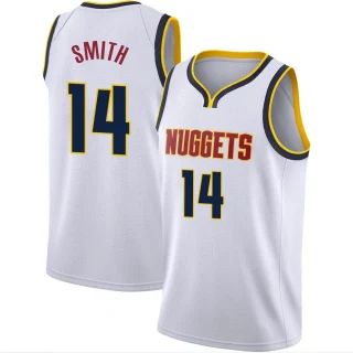 Youth Ish Smith Denver Nuggets White Swingman 2020/21 Jersey - Association Edition