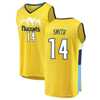 Youth Ish Smith Denver Nuggets Yellow Fast Break Jersey - Statement Edition