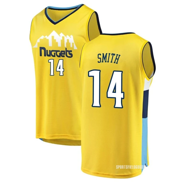Youth Ish Smith Denver Nuggets Yellow Fast Break Jersey - Statement Edition