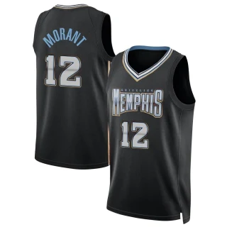 Youth Ja Morant Memphis Grizzlies Black Swingman 2022/23 City Edition Jersey