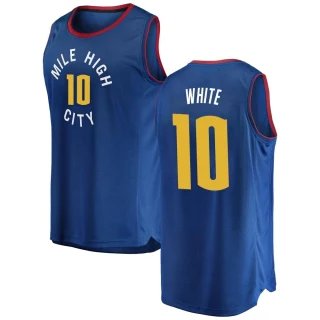 Youth Jack White Denver Nuggets Blue Fast Break 2018/19 Jersey - Statement Edition