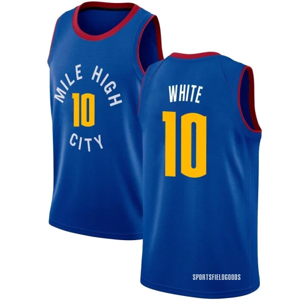 Youth Jack White Denver Nuggets Blue Swingman Jersey - Statement Edition