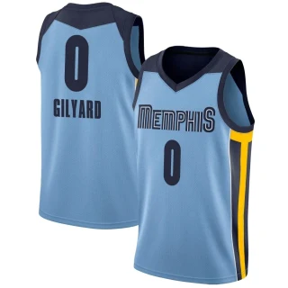 Youth Jacob Gilyard Memphis Grizzlies Light Blue Swingman Jersey - Statement Edition