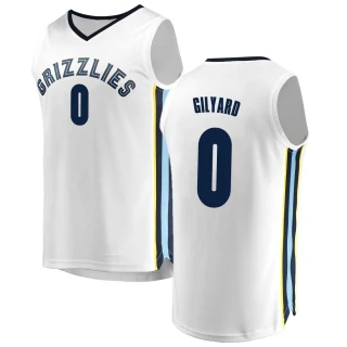 Youth Jacob Gilyard Memphis Grizzlies White Fast Break Jersey - Association Edition