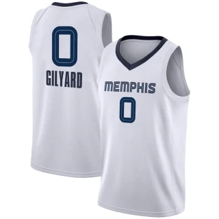 Youth Jacob Gilyard Memphis Grizzlies White Swingman 2020/21 Jersey - Association Edition