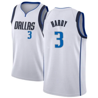 Youth Jaden Hardy Dallas Mavericks White Swingman Jersey - Association Edition