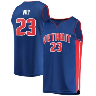 Youth Jaden Ivey Detroit Pistons Blue Fast Break Jersey - Icon Edition