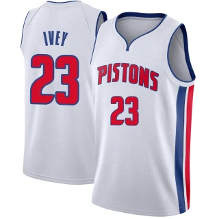 Youth Jaden Ivey Detroit Pistons White Swingman Jersey - Association Edition
