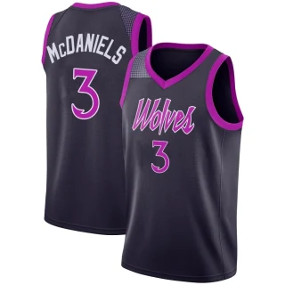Youth Jaden McDaniels Minnesota Timberwolves Purple Swingman 2018/19 Jersey - City Edition