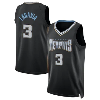 Youth Jake LaRavia Memphis Grizzlies Black Swingman 2022/23 City Edition Jersey