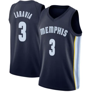 Youth Jake LaRavia Memphis Grizzlies Navy Swingman Jersey - Icon Edition