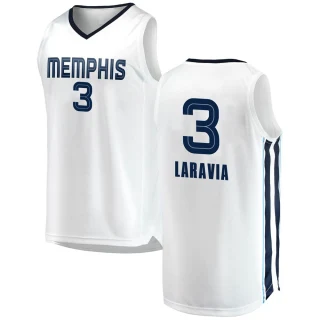 Youth Jake LaRavia Memphis Grizzlies White Swingman 2018/19 Jersey - Association Edition