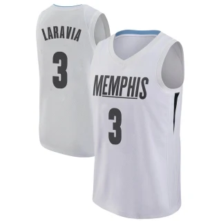 Youth Jake LaRavia Memphis Grizzlies White Swingman Jersey - City Edition