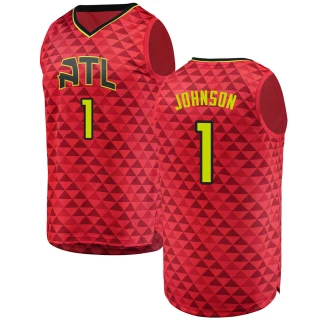 Youth Jalen Johnson Atlanta Hawks Red Fast Break Jersey - Statement Edition