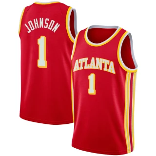 Youth Jalen Johnson Atlanta Hawks Red Swingman 2020/21 Jersey - Icon Edition