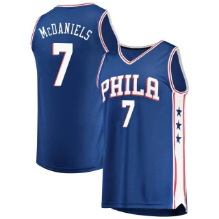 Youth Jalen McDaniels Philadelphia 76ers Royal Fast Break Jersey - Icon Edition