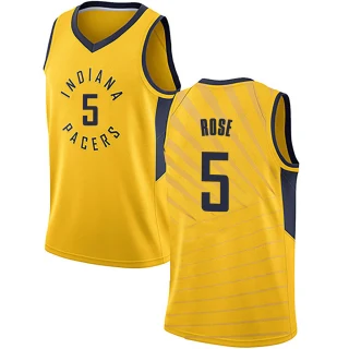 Youth Jalen Rose Indiana Pacers Gold Swingman Jersey - Statement Edition