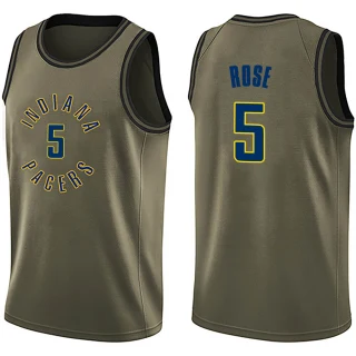 Youth Jalen Rose Indiana Pacers Green Swingman Salute to Service Jersey