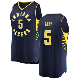 Youth Jalen Rose Indiana Pacers Navy Fast Break Jersey - Icon Edition