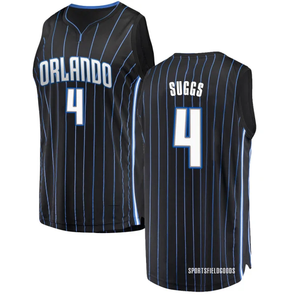 Youth Jalen Suggs Orlando Magic Black Fast Break Jersey - Statement Edition
