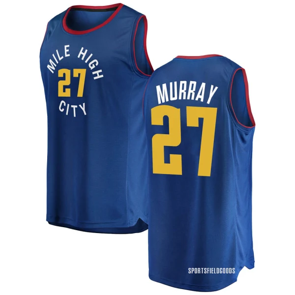 Youth Jamal Murray Denver Nuggets Blue Fast Break 2018/19 Jersey - Statement Edition